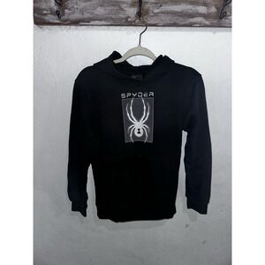 Spyder Youth Boy's Long Sleeve Pullover Hoodie w/ Kangaroo Pocket, Large 14/16